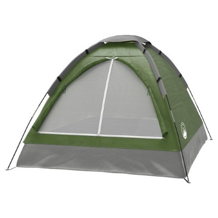 LEISURE SPORTS Leisure Sports 2-Person Dome Tent, Ultralight for Camping, Dual Doors and Rain Fly, Green 536564YHV